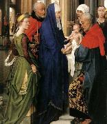 WEYDEN, Rogier van der St Columba Altarpiece Spain oil painting artist